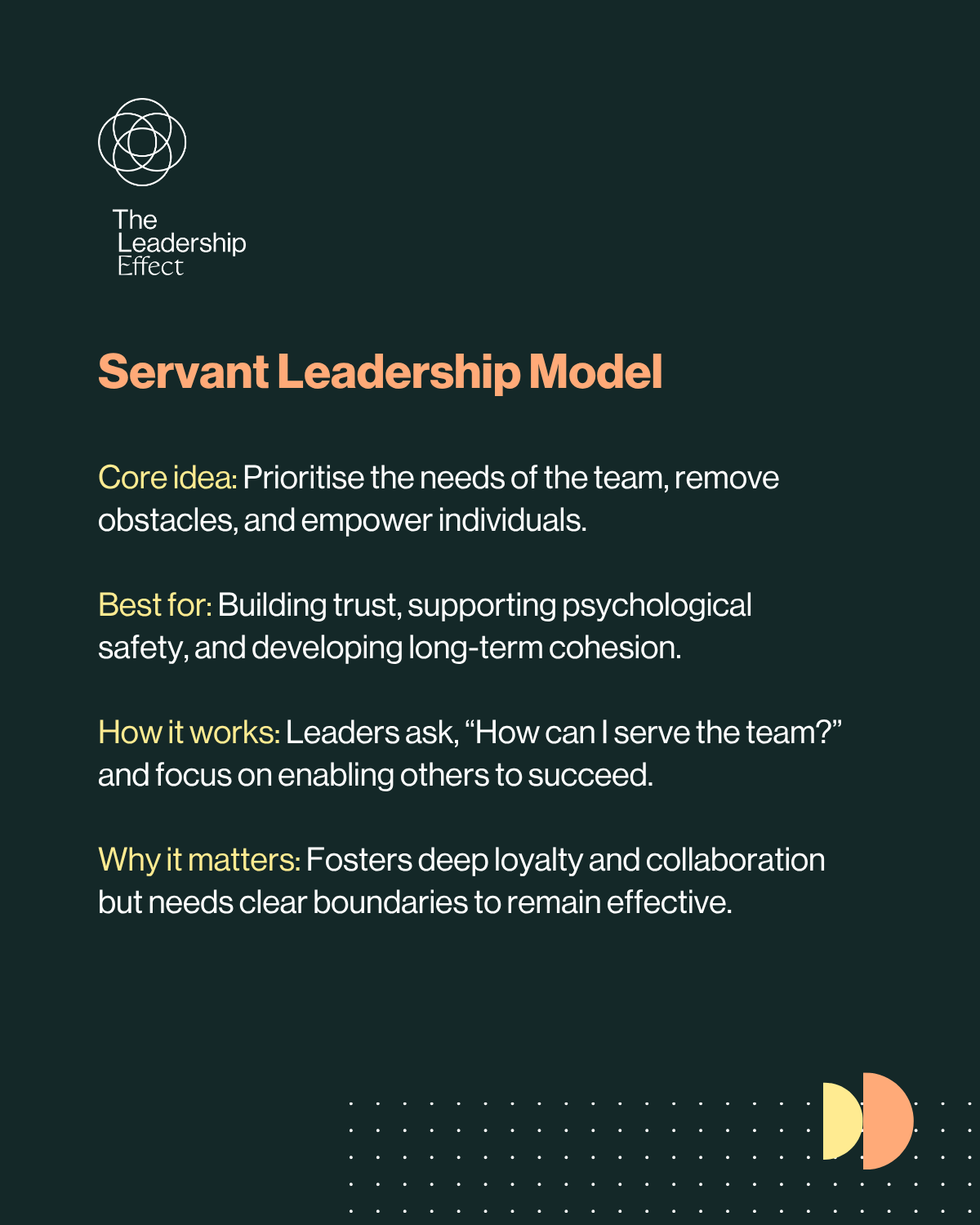 Servant Leadership Models to Use